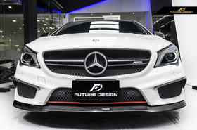 Future Design Carbon 2014-2016 C117 CLA-250 CLA-45 Carbon Fiber Front Lip Ver.2 - 0
