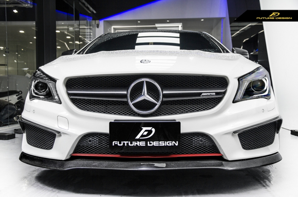 Future Design Carbon 2014-2016 C117 CLA-250 CLA-45 Carbon Fiber Front Lip Ver.2