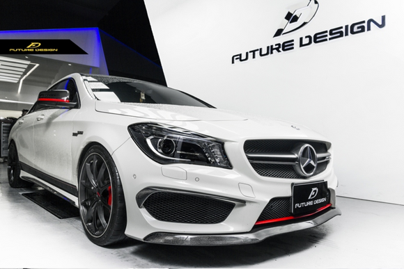 Future Design Carbon 2014-2016 C117 CLA-250 CLA-45 Carbon Fiber Front Lip Ver.2