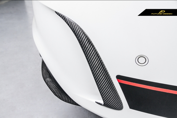 Future Design Carbon 2014-2019 C117 CLA-250 CLA-45 Carbon Fiber Rear Bumper Canards - 0