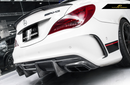 Future Design Carbon 2014-2019 C117 CLA-250 CLA-45 Carbon Fiber Rear Bumper Canards-3