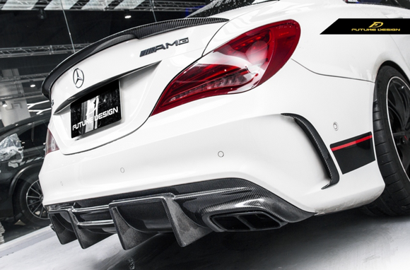 Future Design Carbon FD GTS Carbon Fiber Rear Diffuser 2014-2019 C117 CLA-250 CLA-45