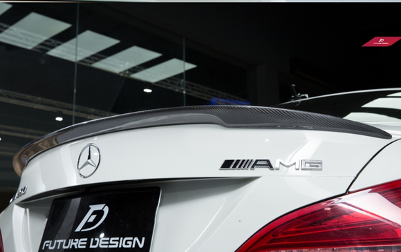 Future Design Carbon P Style Carbon Fiber Rear Spoiler for 2014-2019 C117 CLA45 CLA250