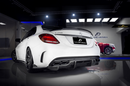 Future Design Carbon 2015-ON Carbon Fiber Rear Spoiler P Style for Mercedes Benz W205 C300 C43 C63 AMG Coupe 2 Door Sedan 4 Door-5