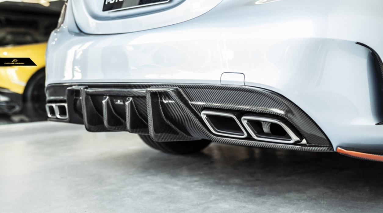 Future Design Carbon FD GT2 Carbon Fiber Rear Diffuser for W205 C300 C43 C63 AMG Package 2015-ON-4