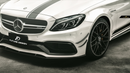 Future Design Carbon W205 C63 AMG Sedan / Coupe Carbon Fiber Front Canards-4
