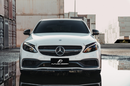 Future Design Carbon Carbon Fiber Front Lip Ver.2 For Mercedes Benz W205 C-Class C63 C63S AMG Sedan & Coupe-5