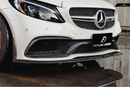 Future Design Carbon Carbon Fiber Front Lip Ver.2 For Mercedes Benz W205 C-Class C63 C63S AMG Sedan & Coupe-2