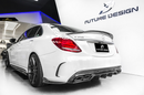 Future Design FD GT Carbon Fiber Rear Diffuser for W205 AMG Sport Package / C63 AMG Sedan 2015-ON-2