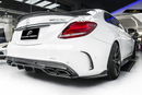 Future Design FD GT Carbon Fiber Rear Diffuser for W205 AMG Sport Package / C63 AMG Sedan 2015-ON-1