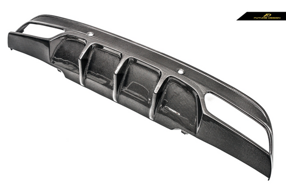 Future Design FD GT Carbon Fiber Rear Diffuser for W205 AMG Sport Package / C63 AMG Sedan 2015-ON