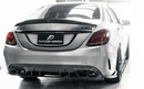 Future Design  ED1 Carbon Fiber Rear Diffuser For Mercedes Benz W205 C300 C450 C43 AMG 2015-2020 Sedan-1