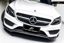 Future Design Carbon Fiber Front Lip B Style for Benz W205 C300 C43 2015-2018-1