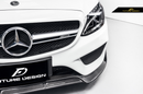 Future Design Carbon Fiber Front Lip B Style for Benz W205 C300 C43 2015-2018-3