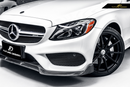 Future Design Carbon Fiber Front Lip B Style for Benz W205 C300 C43 2015-2018-6