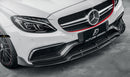 Future Design Carbon Carbon Fiber Front Lip Ver.3 W205 C63 C63S AMG Sedan Coupe 2015-2020-1