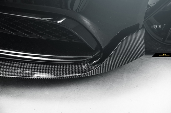 Future Design Carbon Carbon Fiber Front Lip Ver.3 W205 C63 C63S AMG Sedan Coupe 2015-2020