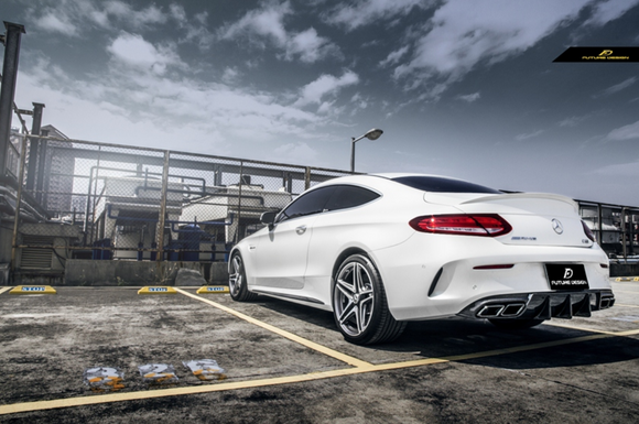 Future Design Carbon FD GT Carbon Fiber Rear Diffuser W205 AMG Package/AMG C63 C Coupe 2015-ON