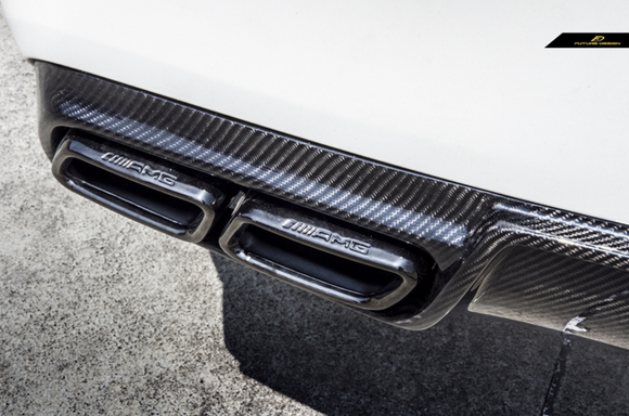 Future Design Carbon FD GT Carbon Fiber Rear Diffuser W205 AMG Package/AMG C63 C Coupe 2015-ON