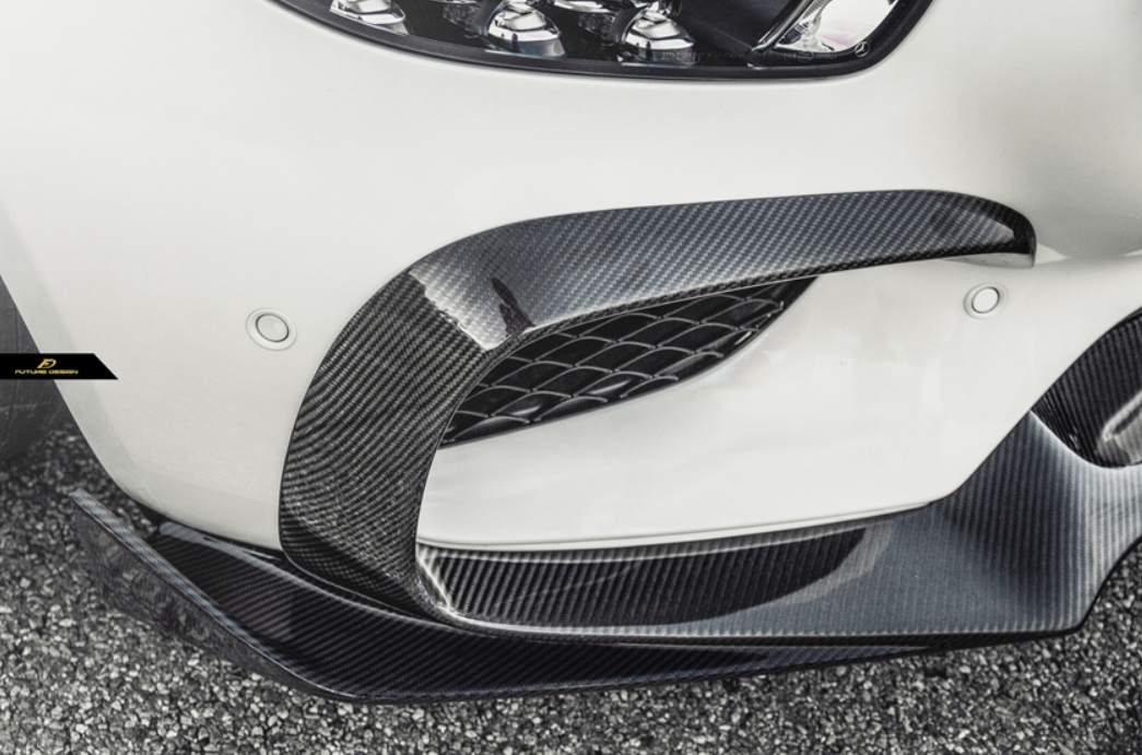 Future Design RT STYLE Carbon Fiber FRONT LIP SPLITTER Mercedes benz AMG GT GTS GTC C190 2015-ON-14