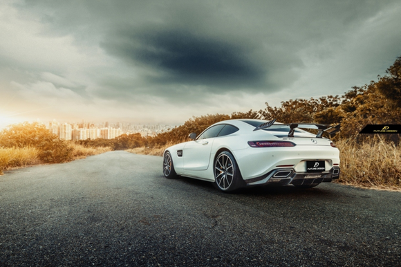 Future Design RT STYLE Carbon Fiber REAR DIFFUSER For Mercedes benz AMG GT GTS GTC C190 2015-ON