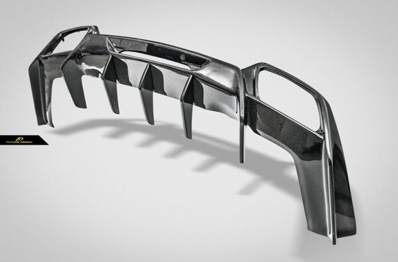 Future Design RT STYLE Carbon Fiber REAR DIFFUSER For Mercedes benz AMG GT GTS GTC C190 2015-ON