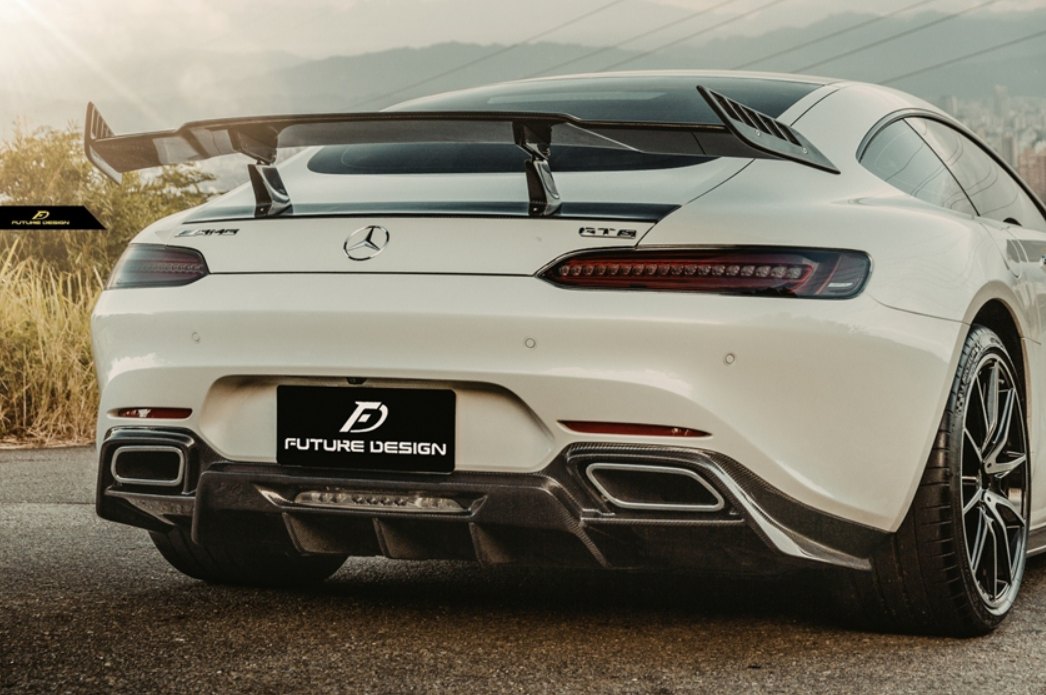 Future Design RT STYLE Carbon Fiber REAR DIFFUSER For Mercedes benz AMG GT GTS GTC C190 2015-ON-1