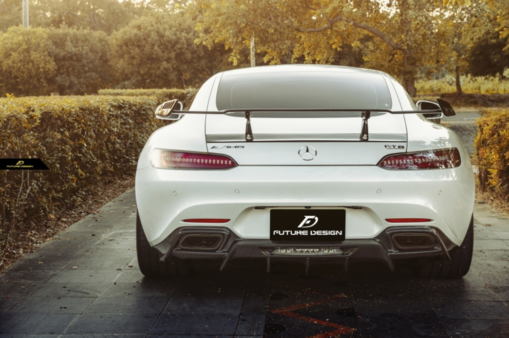 Future Design RT STYLE Carbon Fiber REAR SPOILER WING For Mercedes benz AMG GT GTS GTC C190 2015-ON-4