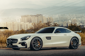 Future Design RT STYLE Carbon Fiber SIDE SKIRTS For Mercedes benz AMG GT GTS C190 2015-2017 - 0