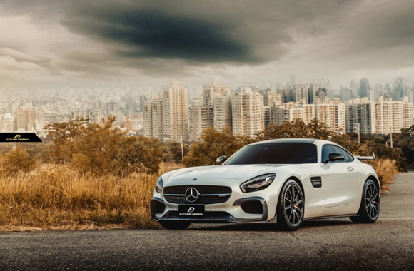Future Design RT STYLE Carbon Fiber SIDE SKIRTS For Mercedes benz AMG GT GTS C190 2015-2017