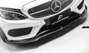 Future Design Carbon Carbon Fiber Front Lip FD GT for W205 AMG Sport Package Sedan 2015-2018-2