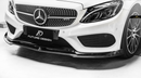 Future Design Carbon Carbon Fiber Front Lip FD GT for W205 AMG Sport Package Sedan 2015-2018-4