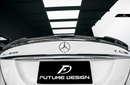 Future Design Carbon Rear Spoiler FD V1 for Mercedes Benz 2015-ON W205 C300 C43 C63 AMG Sedan 4 Door-5