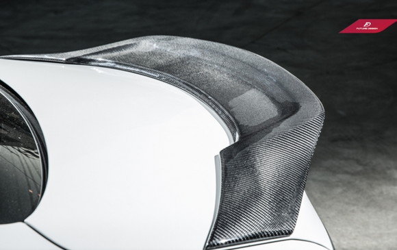 Future Design Carbon Carbon Fiber Rear Spoiler R Style for Mercedes Benz 2015-ON W205 C300 C43 C63 Sedan 4 Door