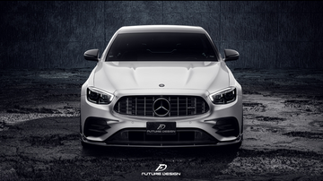 Future design FD Carbon Fiber FRONT LIP for Mercedes Benz E-Class E43 E53 W213 2021-ON FL - 0