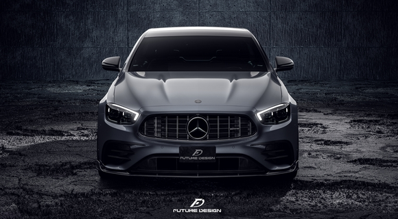 Future design FD Carbon Fiber FRONT LIP for Mercedes Benz E-Class E43 E53 W213 2021-ON FL