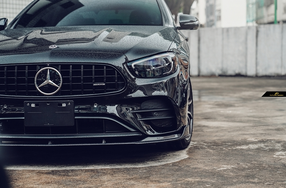 Future design FD Carbon Fiber FRONT LIP for Mercedes Benz E-Class E43 E53 W213 2021-ON FL