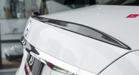 Future design E63 STYLE Carbon Fiber REAR SPOILER for Mercedes Benz E-Class E43 E53 E63 W213 2017-ON
