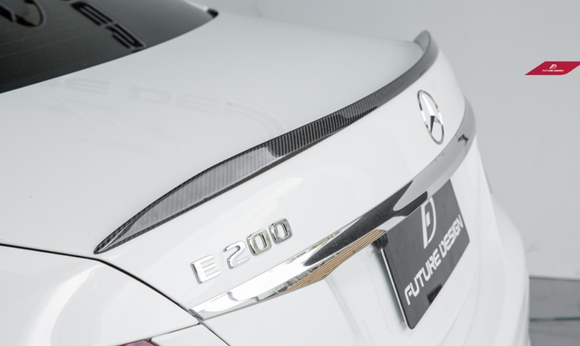 Future design E63 STYLE Carbon Fiber REAR SPOILER for Mercedes Benz E-Class E43 E53 E63 W213 2017-ON