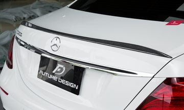 Future design E63 STYLE Carbon Fiber REAR SPOILER for Mercedes Benz E-Class E43 E53 E63 W213 2017-ON
