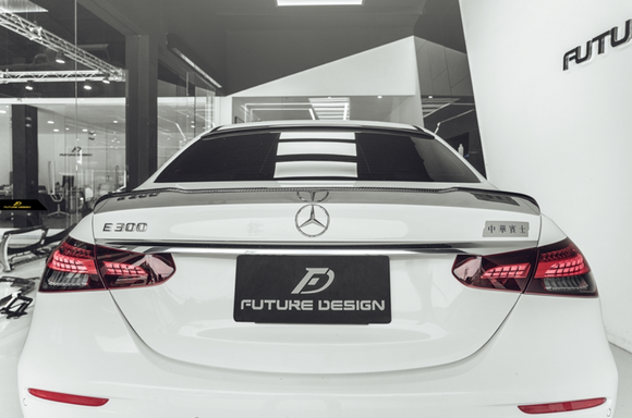Future design FD Carbon Fiber REAR SPOILER for Mercedes Benz E-Class E43 E53 E63 W213 2017-ON