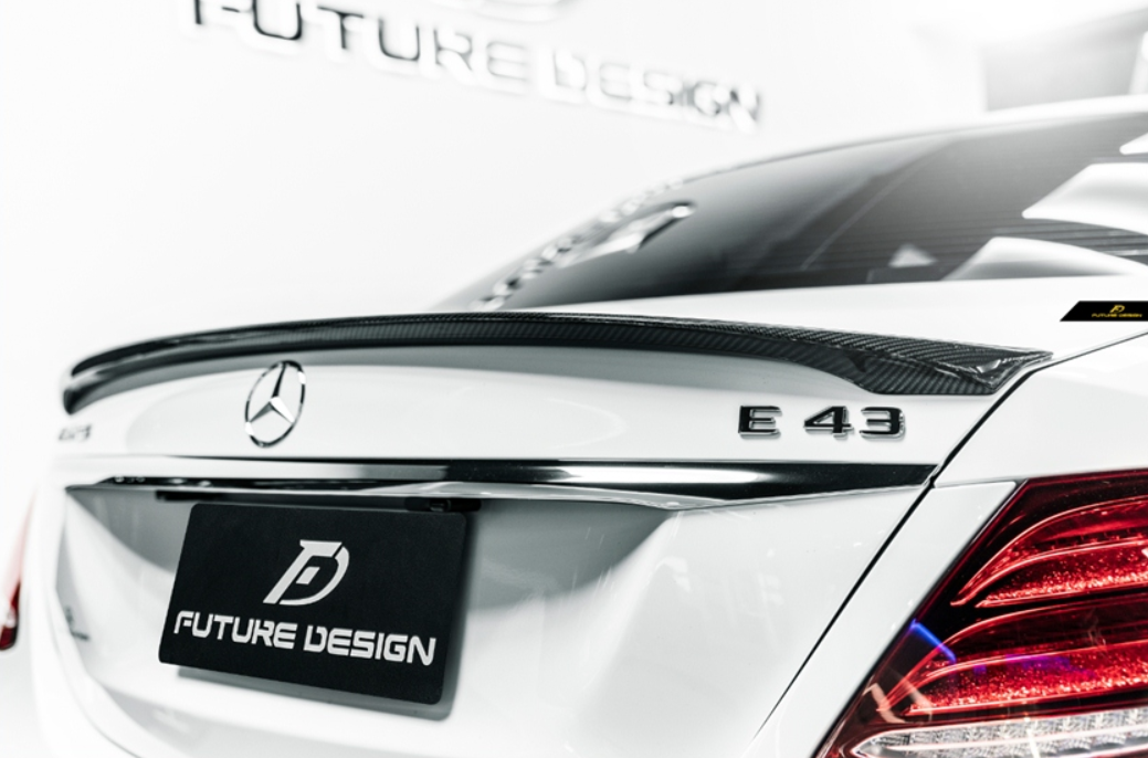 Future design FD V1 Carbon Fiber REAR SPOILER for Mercedes Benz E-Class E43 E53 E63 W213 2017-ON-1
