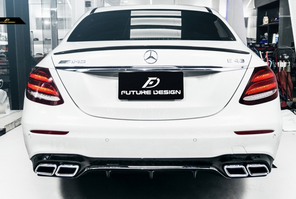 Future design AMG STYLE Carbon Fiber REAR SPOILER for Mercedes Benz E-Class E43 E53 E63 W213 2017-ON