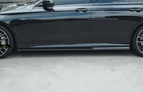 Future design FD Carbon Fiber SIDE SKIRTS for Mercedes Benz E-Class E43 E53 E63 W213 2017-ON - 0