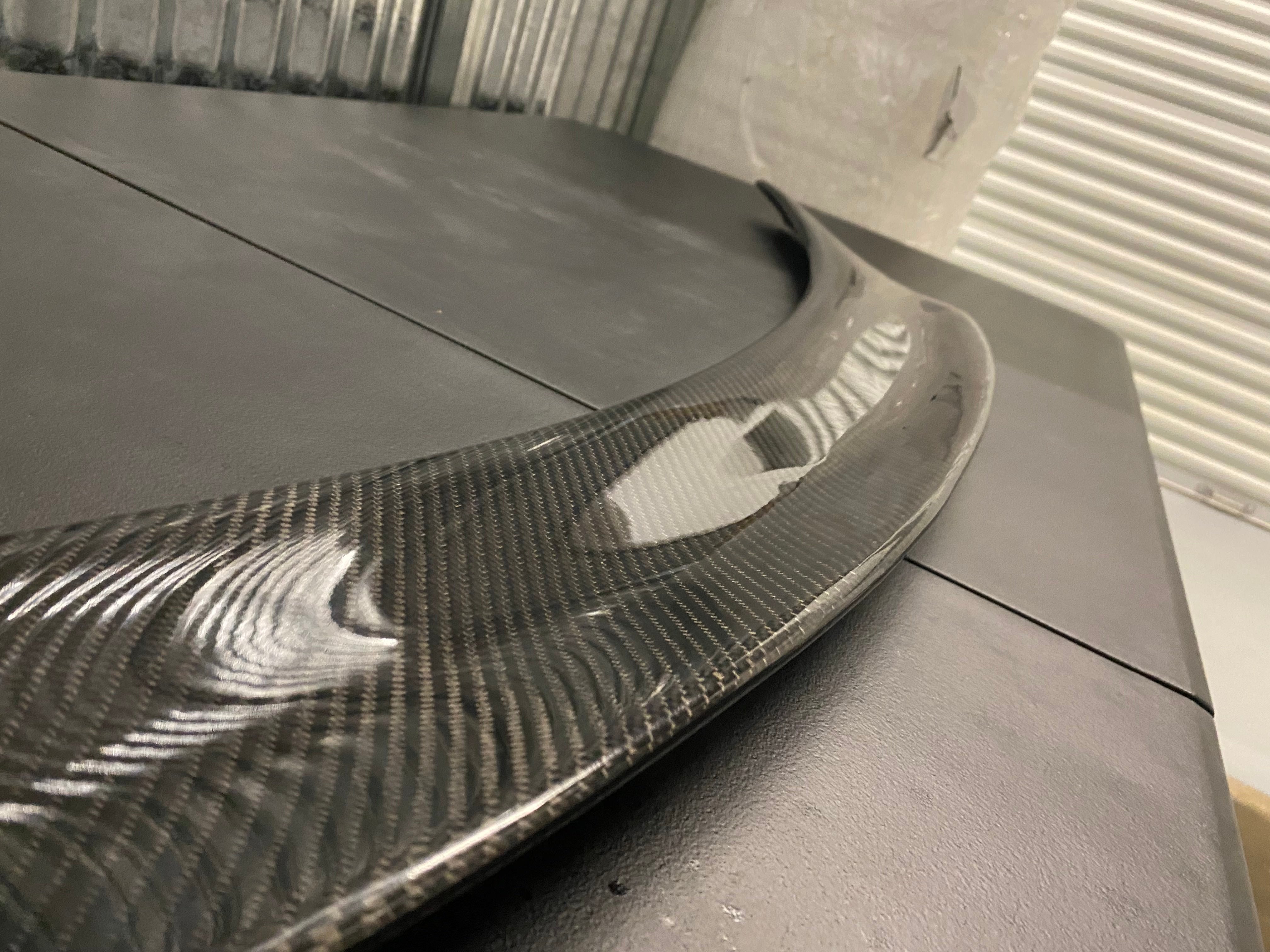 High Kick Carbon Fiber Rear Spoiler 4D Style