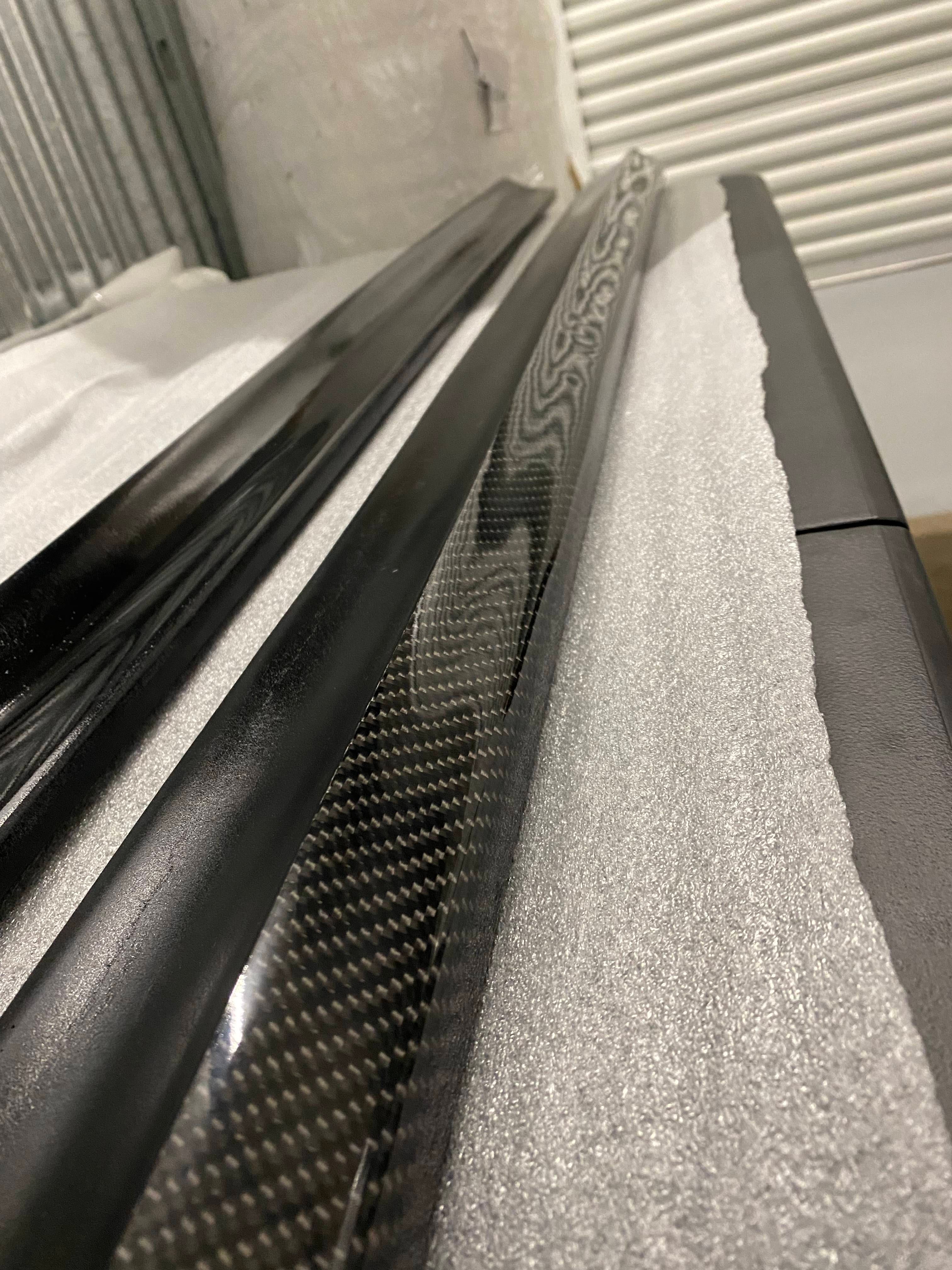 C63 Carbon Fiber Side Skirts