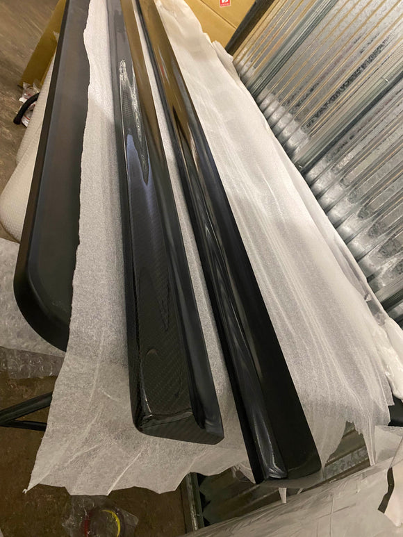 C63 Carbon Fiber Side Skirts