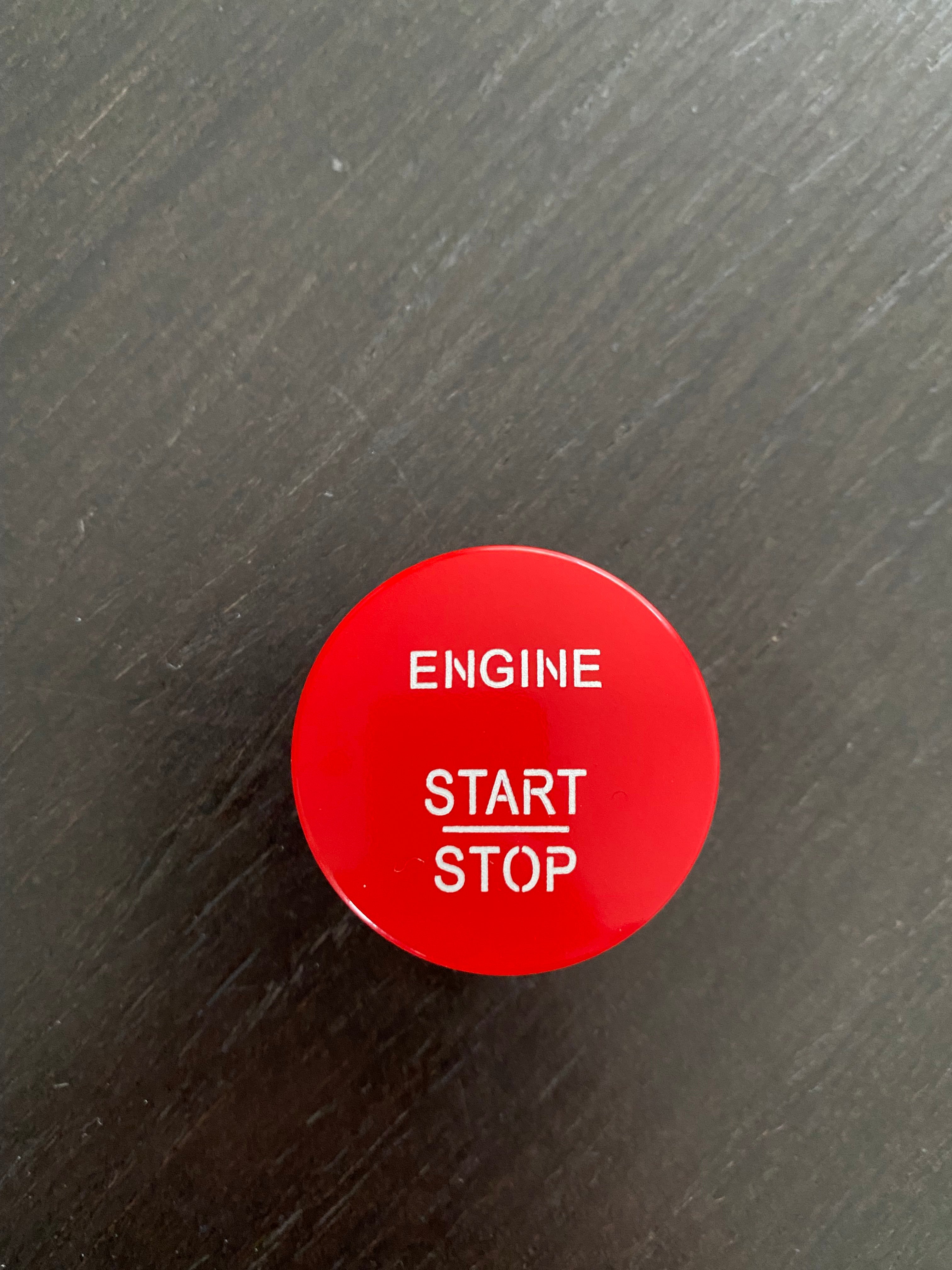 Push to start button (RED)