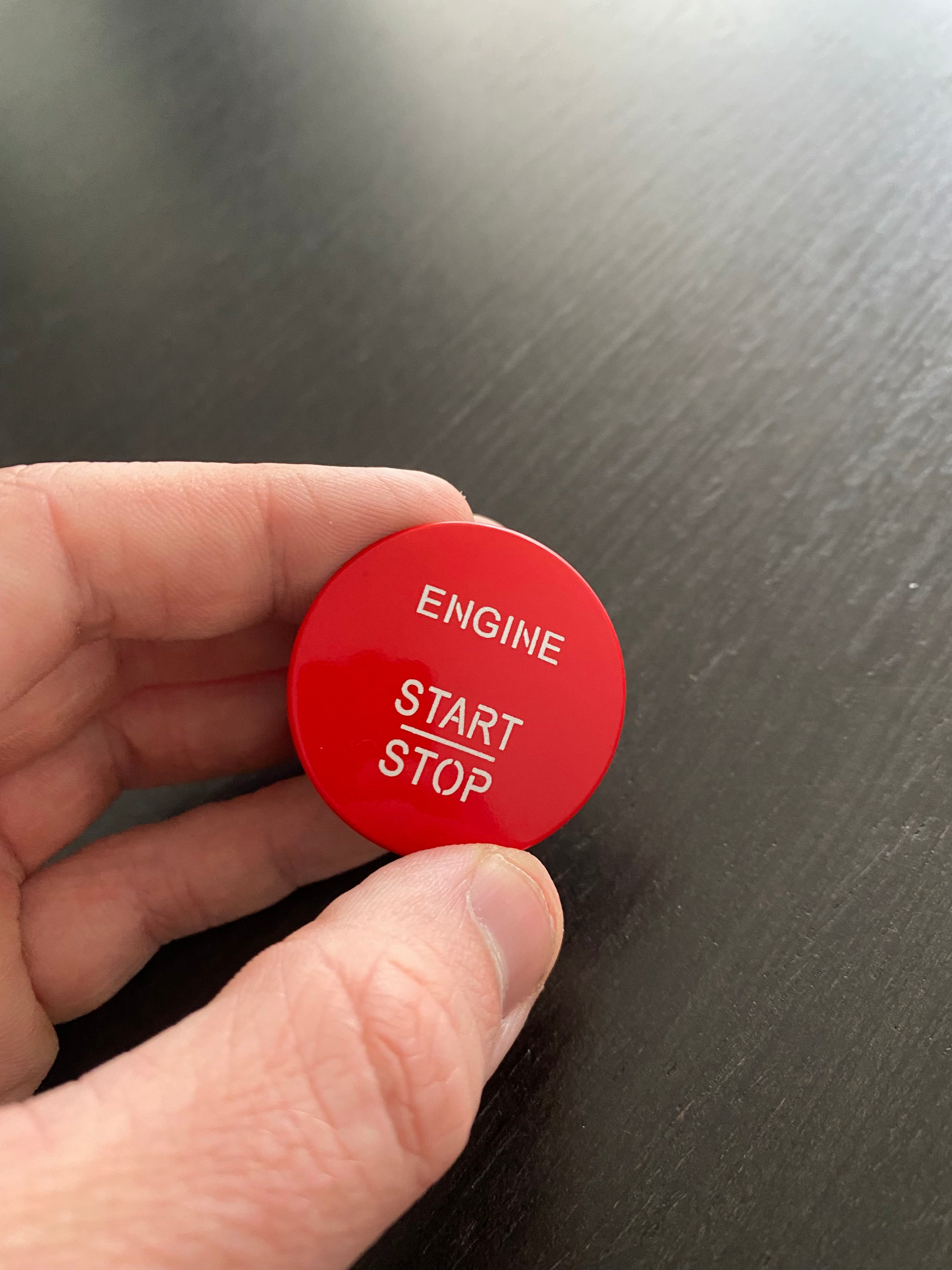 Push to start button (RED)