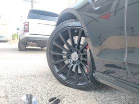 Aero Republic Mercedes Benz Carbon Fiber Front Arch Guards Mud Flaps - 0